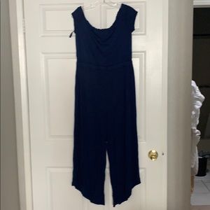Ann Taylor Loft Navy blue romper (never worn)